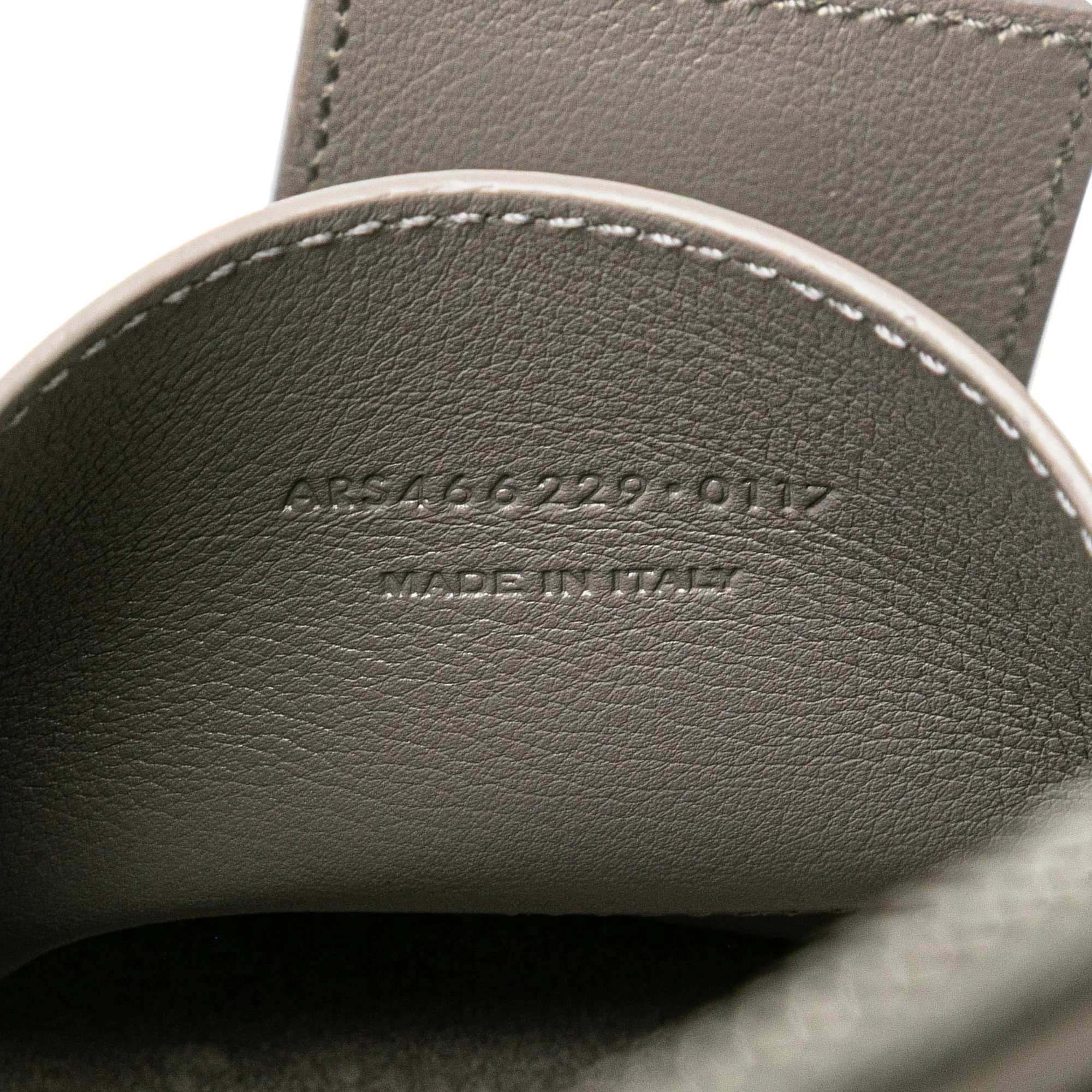 Saint Laurent Medium Calfskin Amber Tote Gray