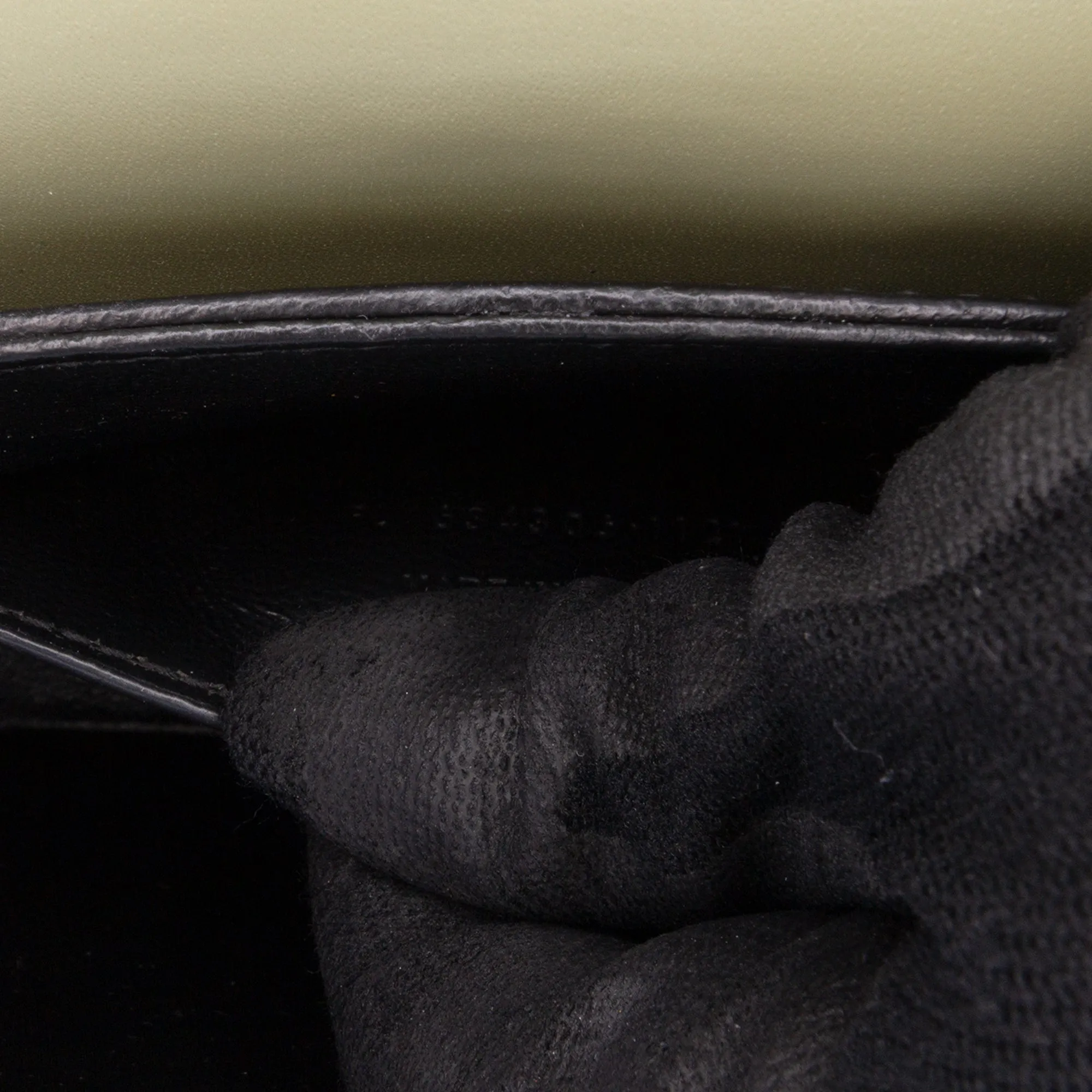 Saint Laurent Small Calfskin Solferino Satchel In Box Green