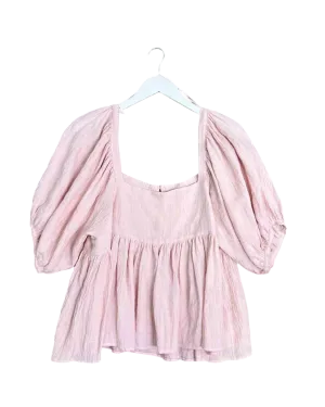 Size 12 | POL Blush Linen Top