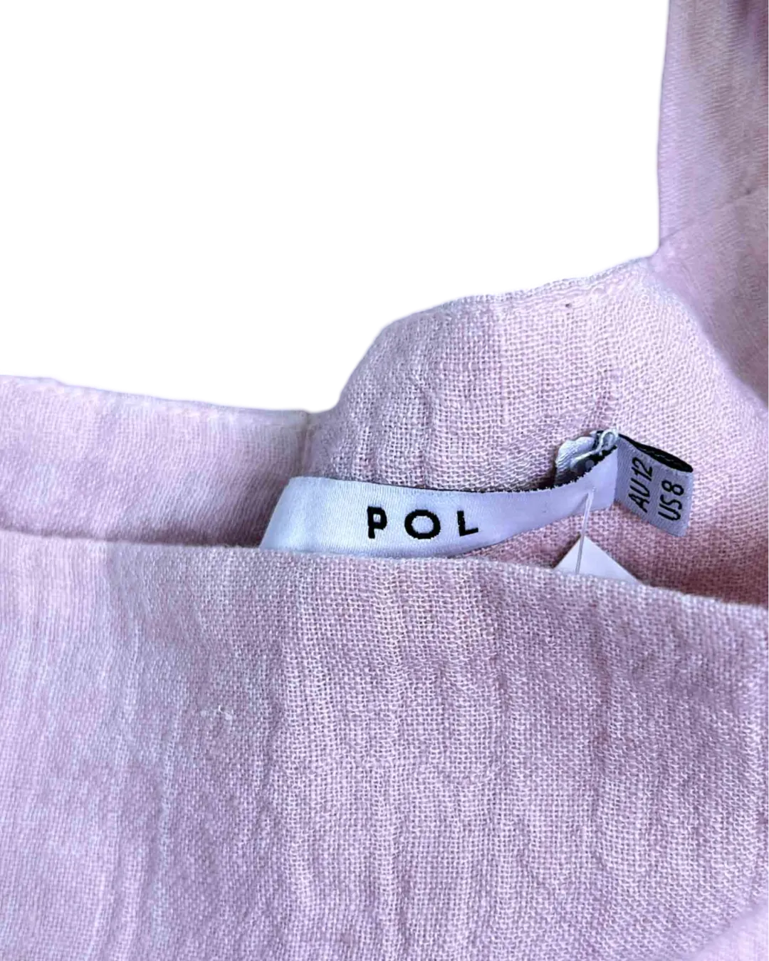 Size 12 | POL Blush Linen Top