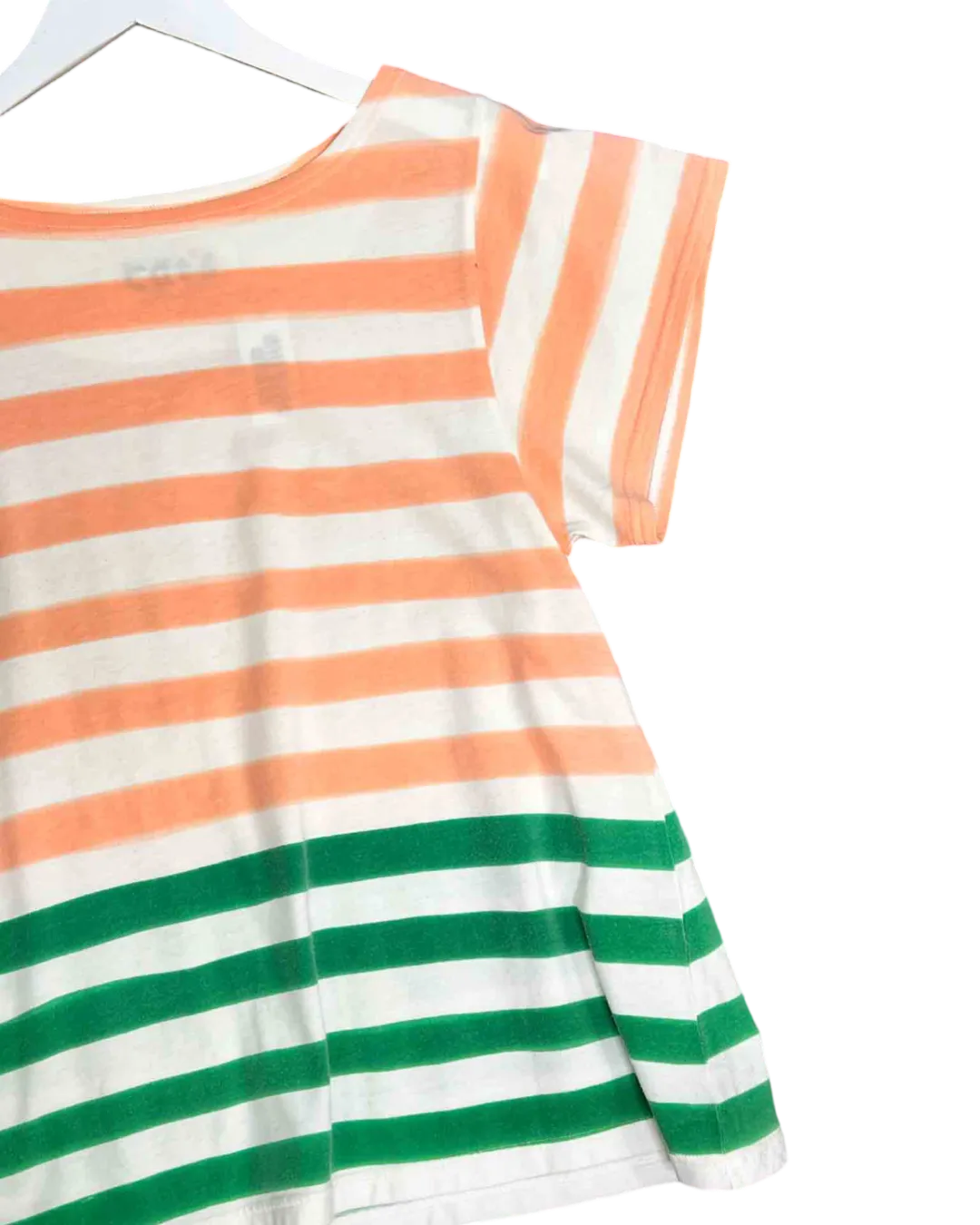 Size M | Cat's Tsumori Chisato White Stripe T-shirt