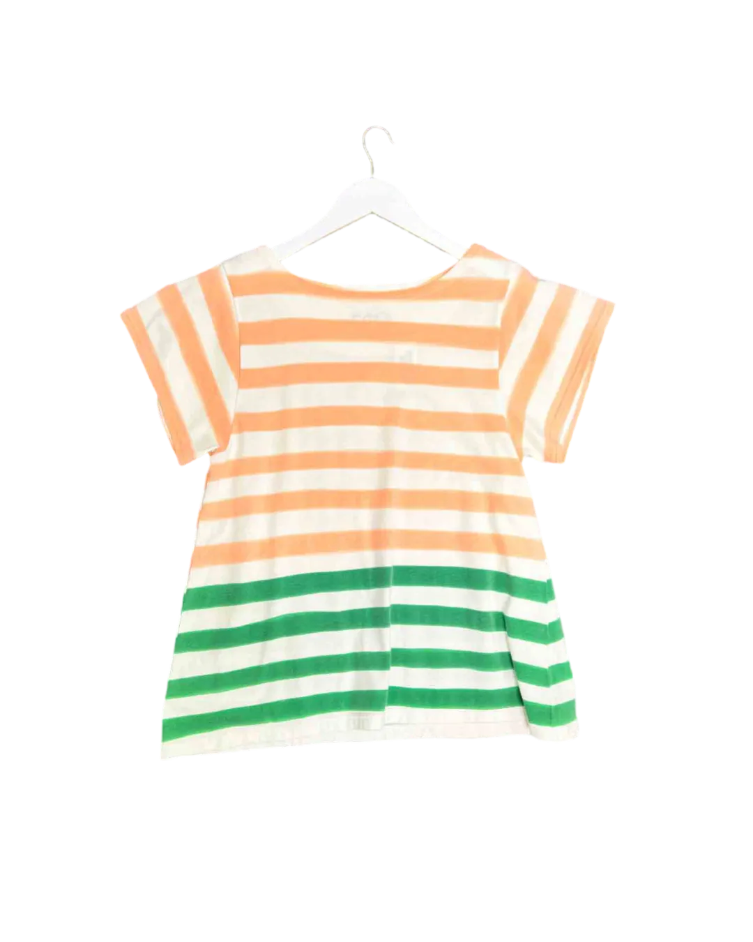 Size M | Cat's Tsumori Chisato White Stripe T-shirt