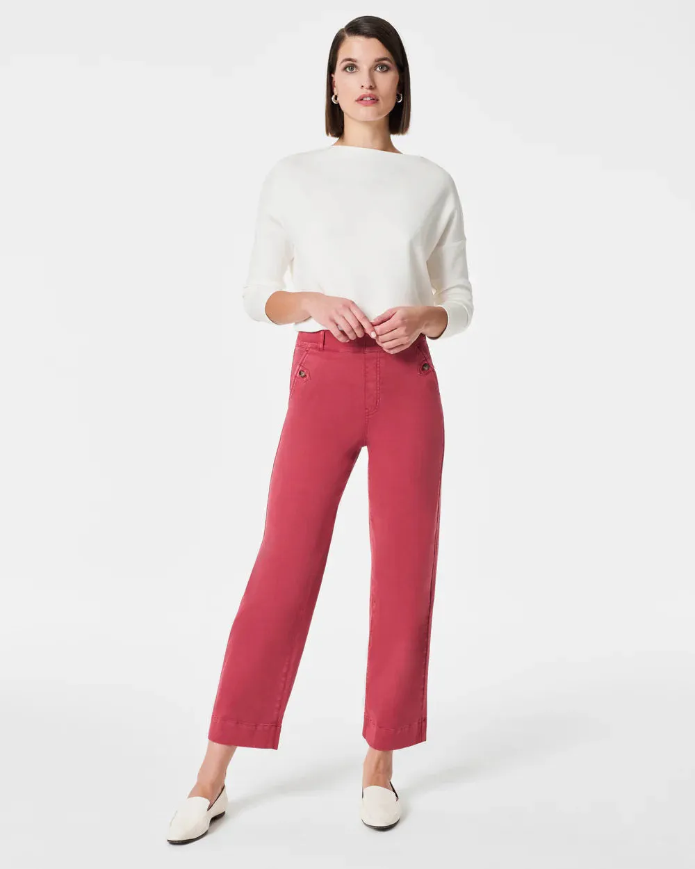 SPANX - STRETCH TWILL CROPPED PANT