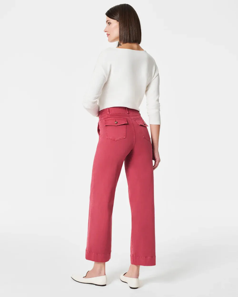 SPANX - STRETCH TWILL CROPPED PANT