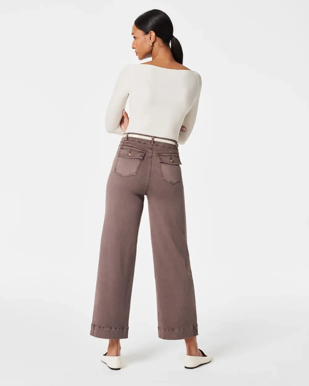 SPANX - STRETCH TWILL CROPPED PANT