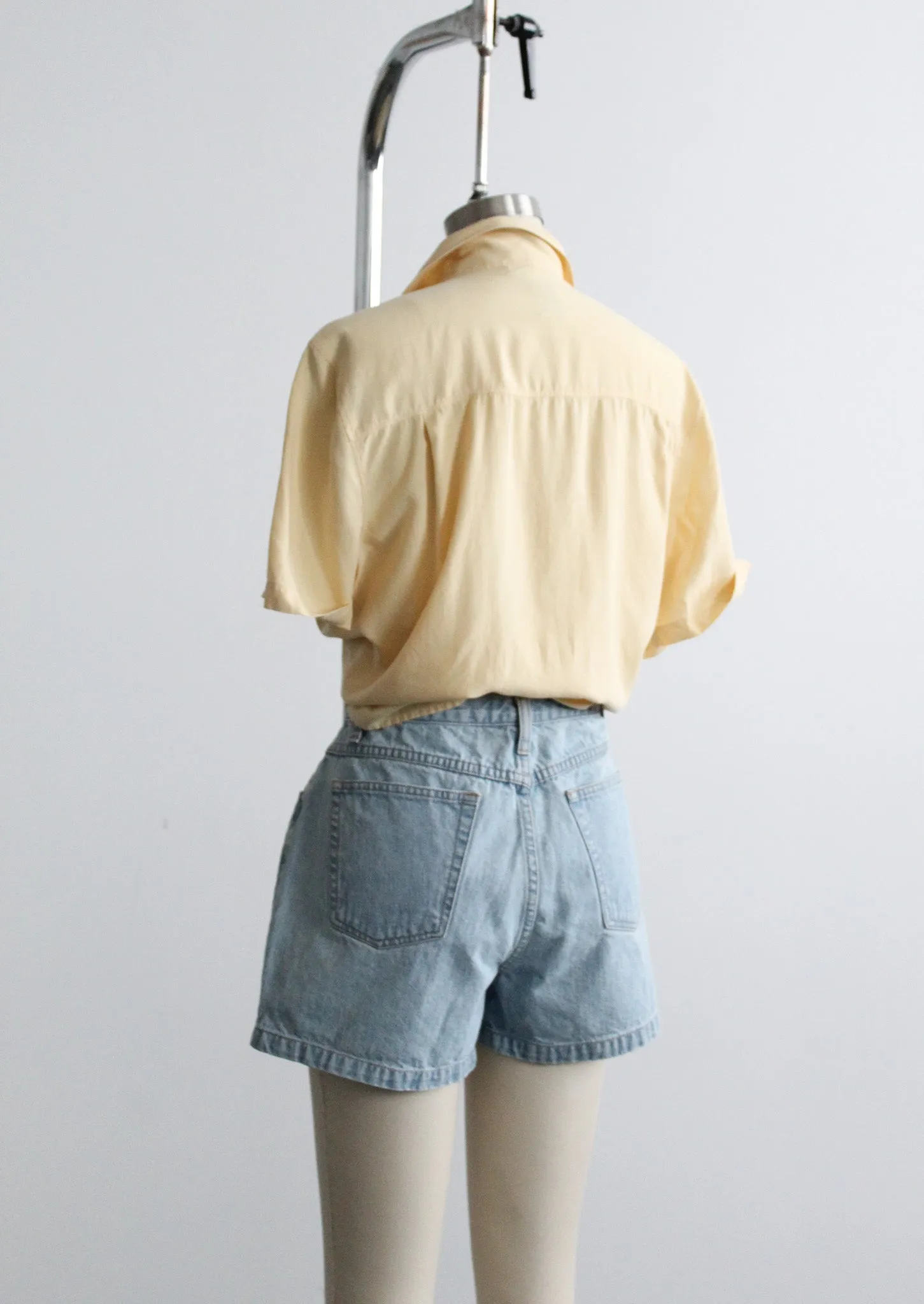 spring garden denim shorts 1919 Vintage