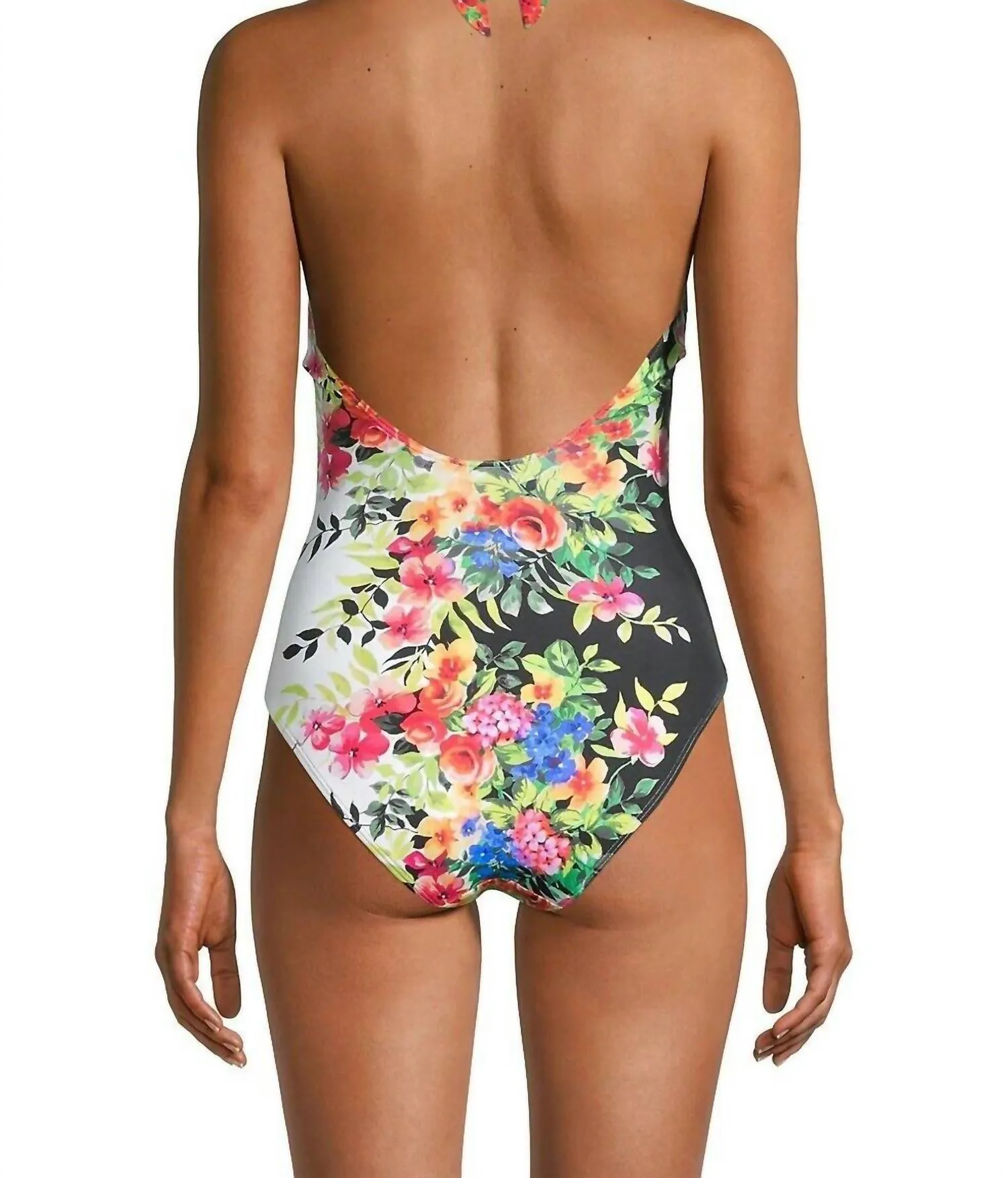 Spring Halter One Piece In Multi
