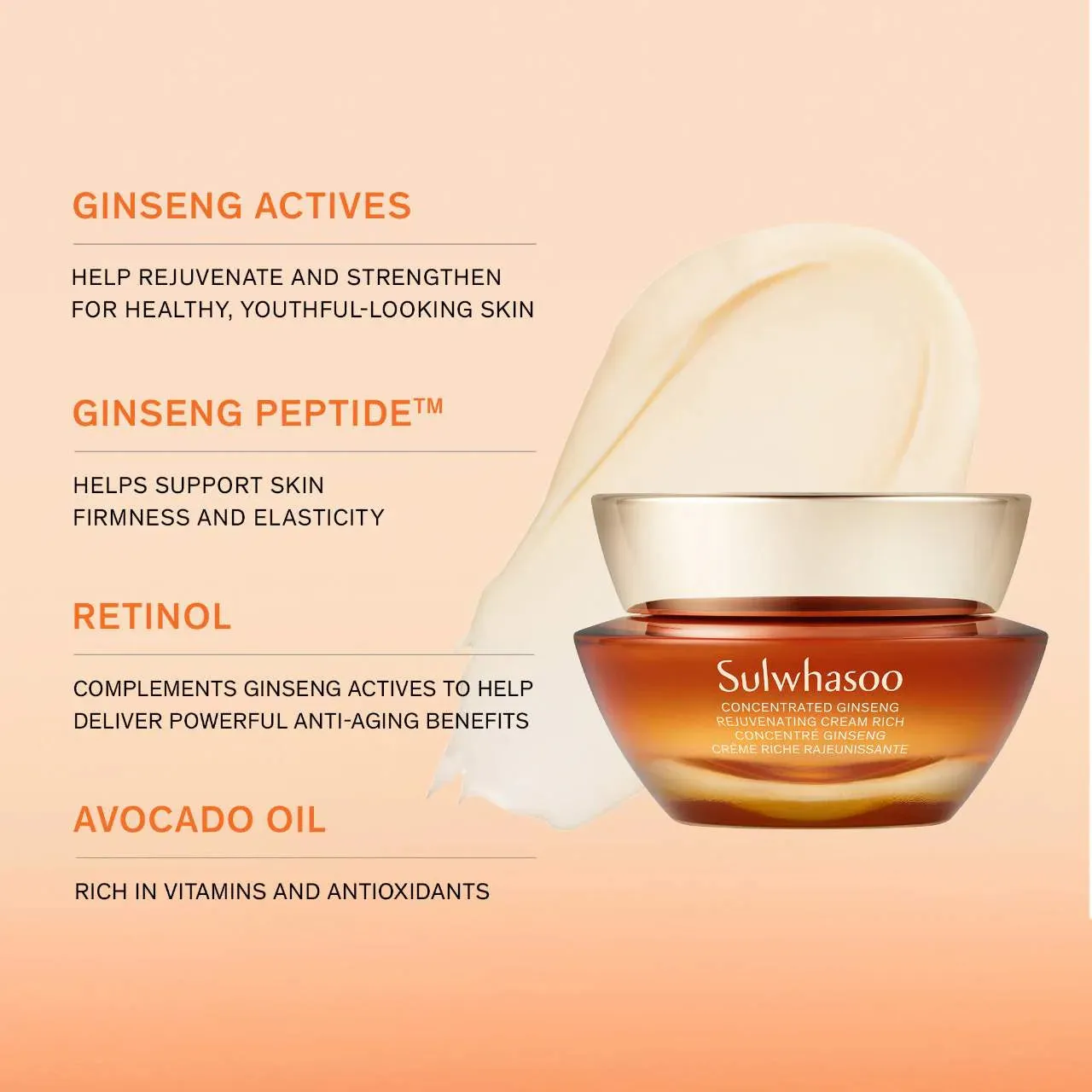 Sulwhasoo  Concentrated Ginseng Rejuvenating Cream for Anti-Aging 50ml NIB