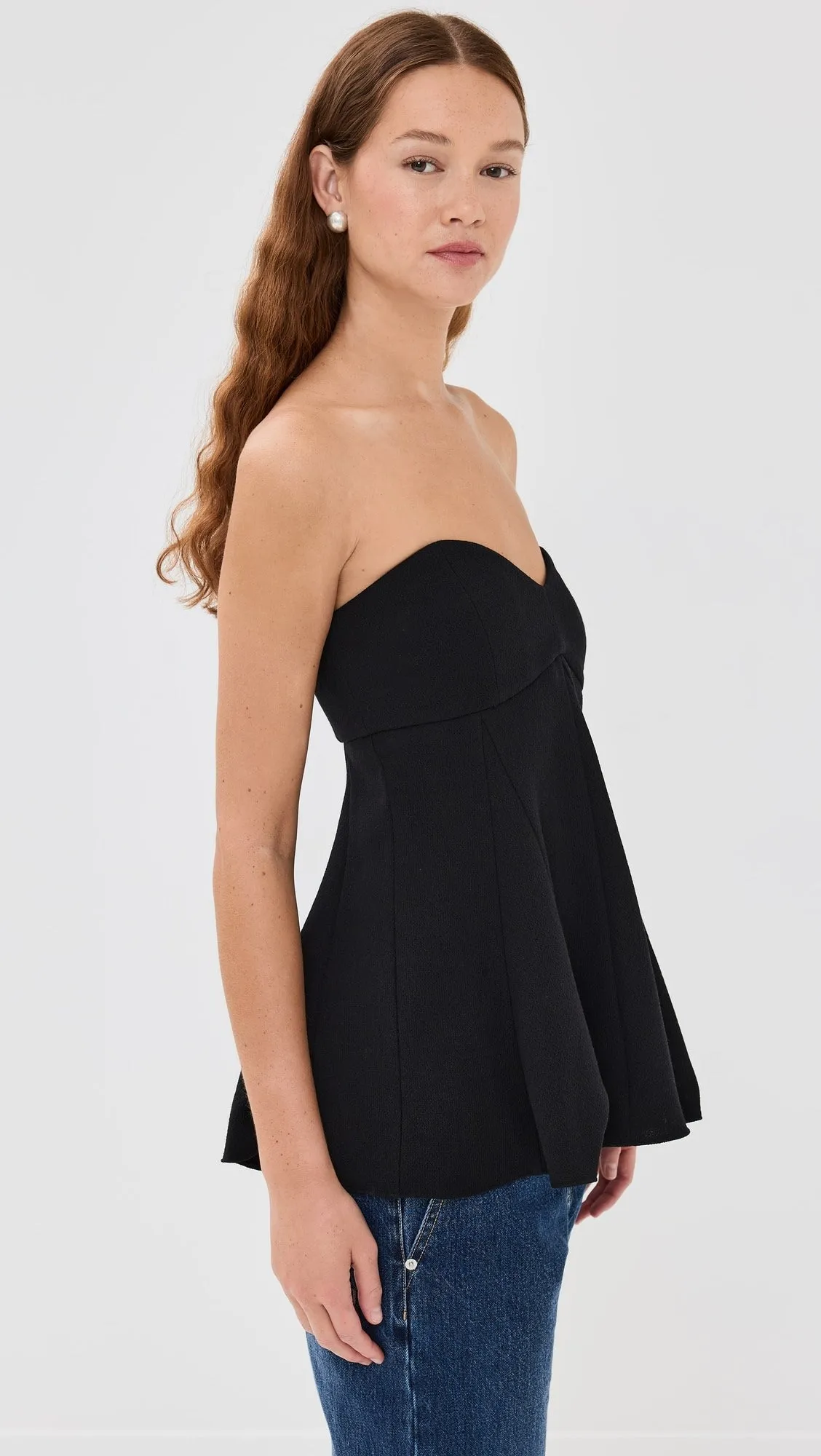 Tibi Melee Crepe Strapless Top (Multiple Sizes) NWT