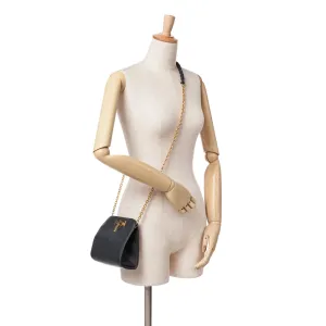 Tom Ford Calfskin Cosmo T Chain Crossbody Black